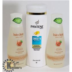 3 NEW BOTTLES OF SHAMPOO