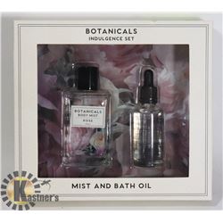 NEW ROSE SCENT BODY MIST AND BATH OIL