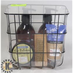 NEW 5PC EUCALYPTUS SCENT BODY CARE SET
