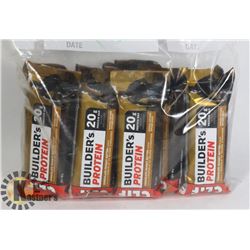 LOT OF 12 CLIFF BUILDERS PROTEIN BARS BEST BEFORE
