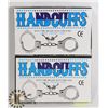 Image 1 : TWO HANDCUFFS WITH KEYS