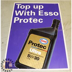 64" X 44" ESSO TIGER OIL CAN AD 2 SIDED