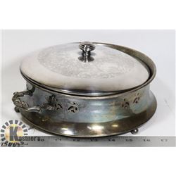 SILVER PLATED CASSEROLE DISH HOLDER