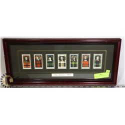 FRAMED CLAN TARTANS - 1927