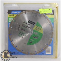 NORTON 10" ONE SAW SEGMENTED RIM MASONRY BLADE