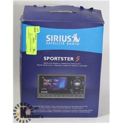 SIRIUS CAR RADIO KIT SPORTSTER 5, INCOMPLETE