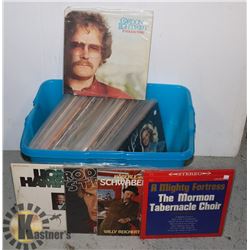 LOT OF 74 VINYL RECORDS - ROCK/COUNTRY/JAZZ