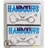 Image 1 : TWO HANDCUFFS WITH KEYS