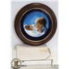 Image 1 : "BROTHERLY LOVE" COLLECTOR PLATE AND FRAME. PLATE