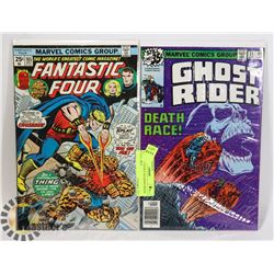 FANTASTIC FOUR # 165 GHOST RIDER # 35 COMICS