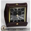 Image 1 : GERMAN MADE ALARM CLOCK PORTABLE & LEATHER
