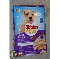 BAG OF KIBBLES AND BITS DOG FOOD