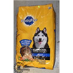 BAG OF PEDIGREE DOG FOOD