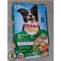 BAG OF KIBBLES AND BITS DOG FOOD