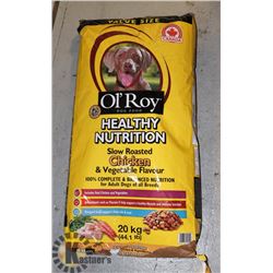 BAG OF OL ROY DOG FOOD