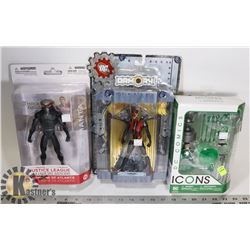 BUNDLE OF 3 ACTION FIGURES