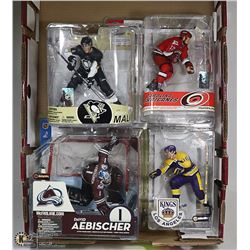 LOT OF 4 MACFARLANES NHL STARS FIGURINES