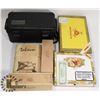 Image 1 : CIGAR CADDY AND 5 COLLECTIBLE CIGAR BOXES