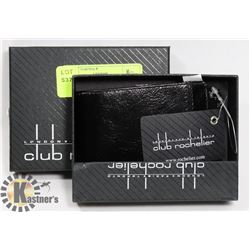 CLUB ROCHELIER BLACK MEN'S WALLET