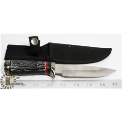 VINTAGE STAG HUNTING KNIFE. ESTATE