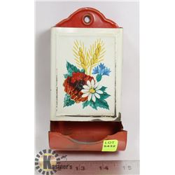 ANTIQUE MATCH HOLDER