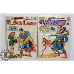 2 SUPERMANS GIRLFRIEND LOIS LANE 15 CENT COMICS