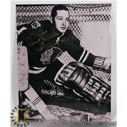 GLEN HALL PHOTO WITH ORIGINAL AUTOGRAPH