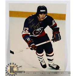 MIKE BOSSY PHOTO WITH ORIGINAL AUTOGRAPH & STAMP