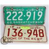Image 1 : 1965 & 1973 LICENSE PLATES