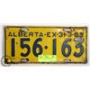 Image 1 : 1951 ALBERTA LICENSE PLATE