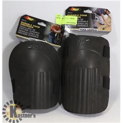 TWO SETS OF KUNY'S DURABLE FOAM KNEEPADS