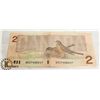 Image 1 : 1986 CANADIAN $ 2 DOLLAR BILL