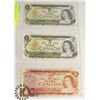 Image 1 : SHEET OF COLLECTIBLE CANADIAN BILLS -