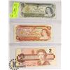 Image 1 : SHEET OF COLLECTIBLE CANADIAN BILLS -