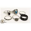 Image 1 : LOT OF 6 LADIES FASHION RINGS