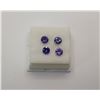 Image 1 : 9)  LOT OF 4 MATCHED 6MM ROUND PURPLE