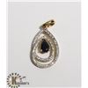 Image 1 : #136-BLUE SAPPHIRE PENDANT
