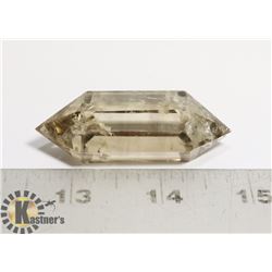 #228-SMOKEY QUARTZ CRYSTAL 2 POINT 36G