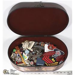 LARGE DECORATIVE WOOD BOX