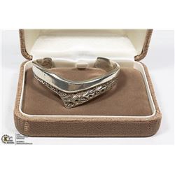 STERLING SILVER STAMPED BRACELET -