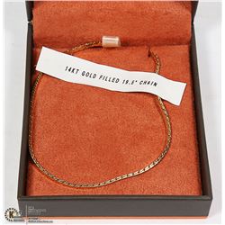 14 KT GOLD FILLED 19.5 INCH CHAIN -
