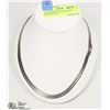 Image 1 : .925 STAMPED SILVER 20 INCH NECKLACE ON