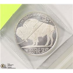 US 1 TROY OZ .999 SILVER BUFFALO COIN