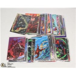 SET OF 50 '94 FLAIR MARVEL COMICS COLLECTORS CARDS