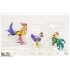 Image 1 : LOT OF 3 HAND BLOWN GLASS ROOSTER'S EUROPE