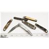 Image 1 : LOT OF 6 POCKET KNIVES- SEE DESCRIPTION