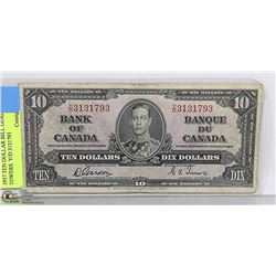 1937 TEN DOLLAR BILL GORDON & TOWERS  Y/D 3131793