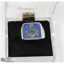 MASONIC SYMBOL RING - SIZE 11