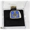 Image 1 : MASONIC SYMBOL RING - SIZE 11