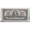 Image 1 : 1937 CANADIAN $10 BILL SERIAL DT8149722 C/T